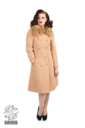 Chrissette Coat in Beige